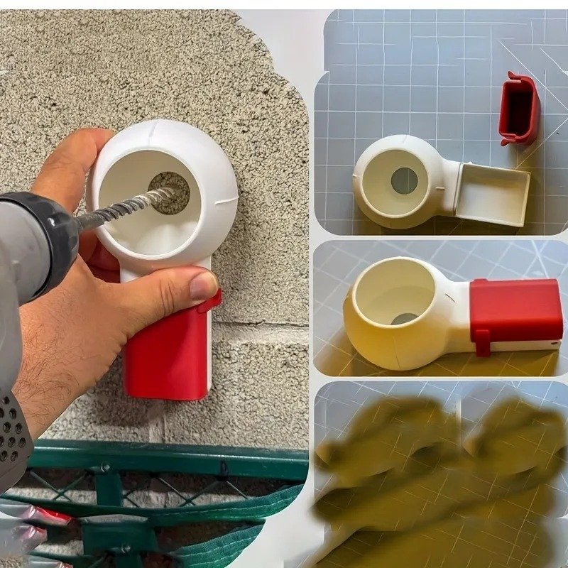 Collecteur de poussière pour perceuse électrique