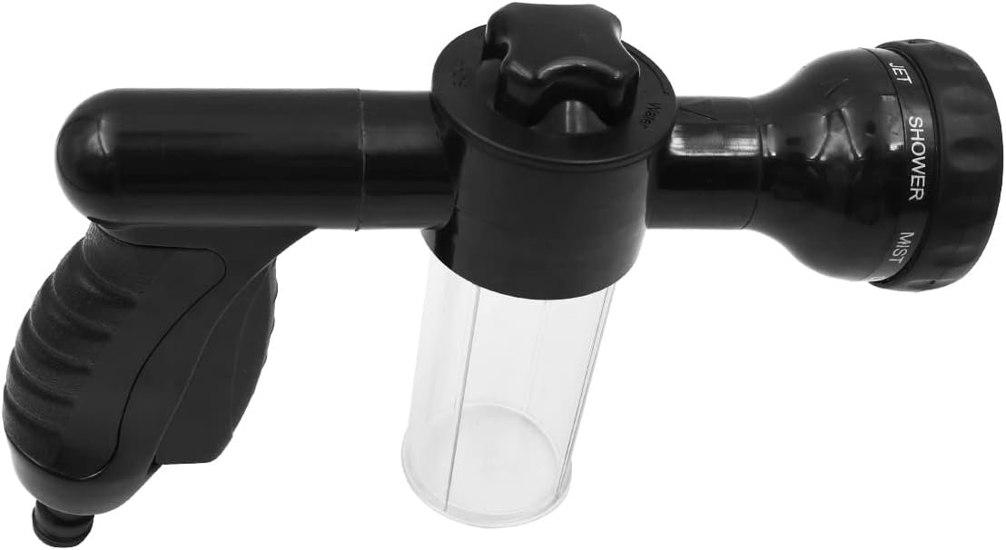 Pistolet de pulvérisation multifonctionnel avec réservoir savon