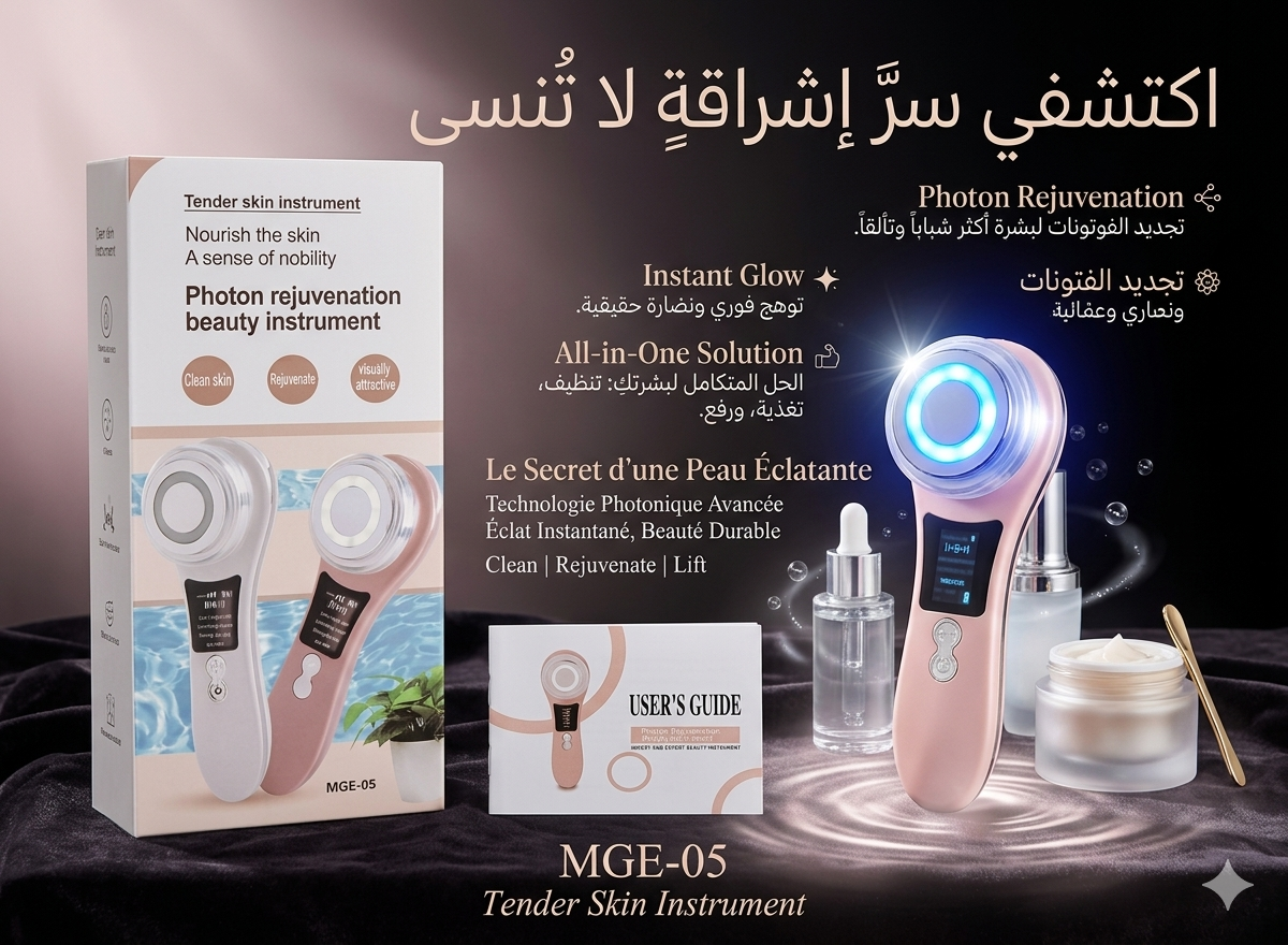 Appareil de soin visage photon multifonction MGE-05