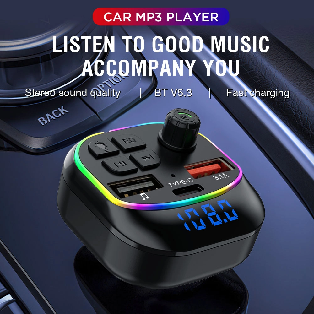 Chargeur voiture M54 Bluetooth FM QC3.0 PD 20W
